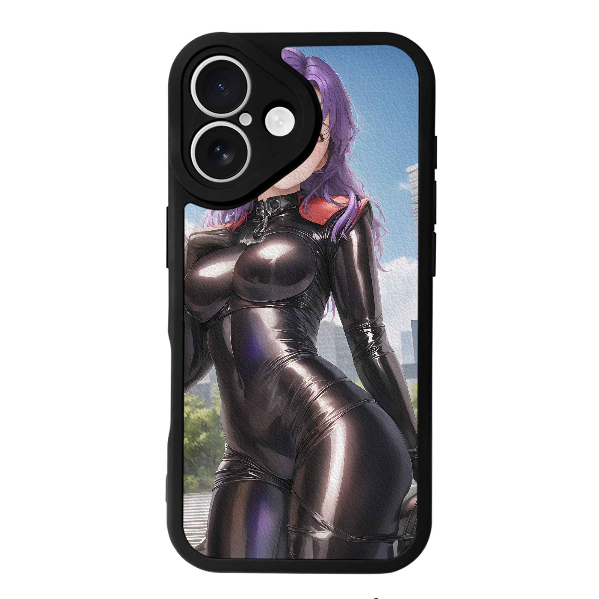 （画像用） EVA 新世紀エヴァンゲリオン 【iPhone 16シリーズ対応】シリコンスマホケース（レザー調） 材質：シリコン